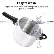4 Litre Home Dual Handle Aluminum Pressure Cooker Kitchen Catering Cookware UK - View 4