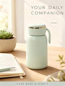 1pc Mini Pocket Cup, Stainless Steel Coffee Cup, Made Of Stainless Steel With Long-Lasting Cold And Heat Retention, Compact And Cute Design For Easy Carrying, Suitable For Women For Shopping, Commuting, Outdoor Travel, Fitness And Sports - Multicolor - View 10