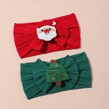Christmas Multi-Color Baby Headband, Holiday Element Design, Soft And Elastic, Breathable, Perfect For Holiday Parties, Celebrations, Gifts And Photo Shoots - Multicolor - View 13