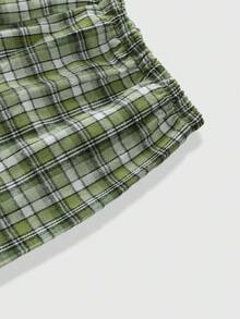New Men's Fashion Casual Autumn/Winter Home Pajama Pants - Mint Green - View 4