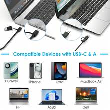 Dual M.2 SSD Enclosure With Offline Clone,20Gbps USB-C For NVMe/AHCI,Tool-Free,8TB Expansion (4TB X 2) - UK Plug(220-240V) - View 8