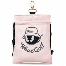 1pc Cartoon Embroidered Golf Drawstring Pouch, Pu Accessory Storage Bag With Carabiner Clip For Golf Balls Tees Sports Gear - Multicolor - View 13
