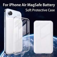 1pc/Compatible With Apple MagSafe External Battery Protective Case Air Power Bank Protective Shell Full Coverage Anti-Fall Anti-Scratch Wear-Resistant Soft Skin Feel Multi-Color Options, Gift For Him/Her (Battery Not Included) - Multicolor - View 1