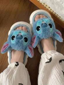 Disney Women Home Slippers - Navy Blue - View 2