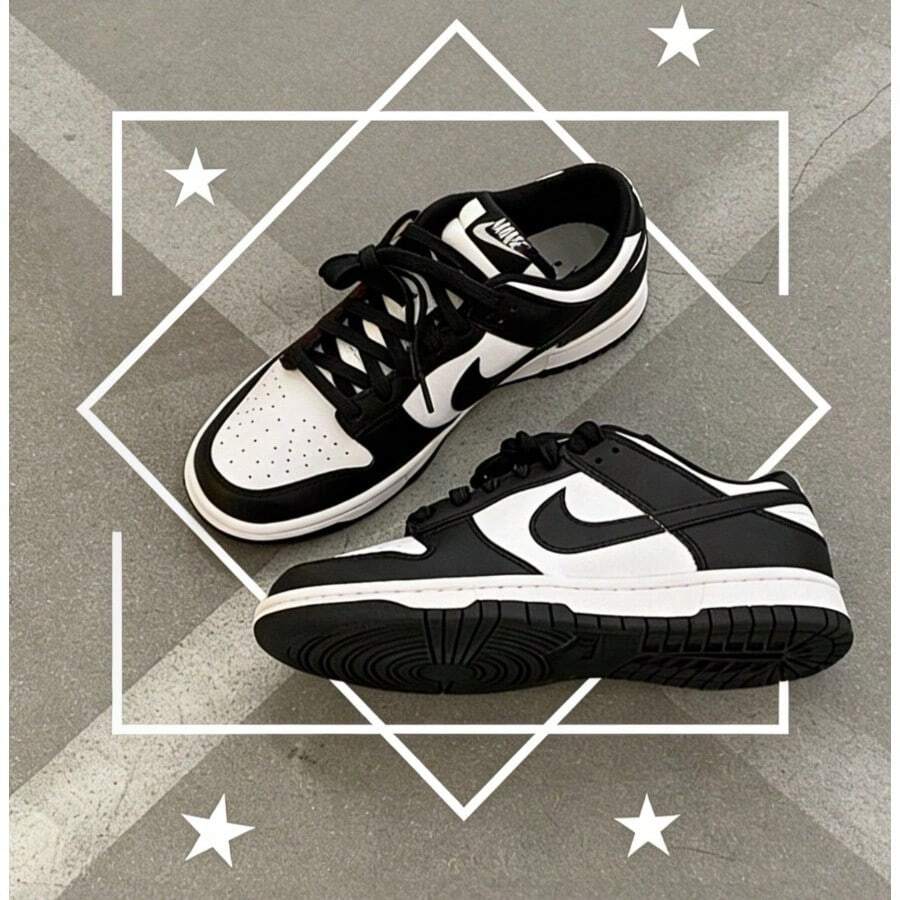 Nike Women Casual Shoes - 黑與白 - 查看 1