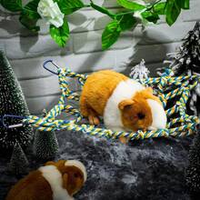 Colorful Bird Net, Pet Hammock, Mouse Climbing Ladder Bridge Toy, Small Animal Cage Decoration Accessories, Suitable For Budgies, Cockatiels, Hamsters, Ferrets, Lovebirds, Guinea Pigs - A+B - View 4