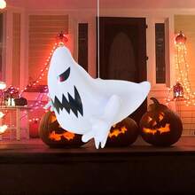 Inflatable Ghost Halloween Decorations, Suitable For Outdoor And Festival Party Hanging Decorations, Essential Indoor And Outdoor Props For Halloween Celebrations - Multicolor - View 2