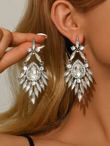 1 Pair Fashion Earrings, Suitable For Brides And Girls, Elegant Earrings For High-End Dinner, High-End Evening Dress And Wedding - 1512 - View 14