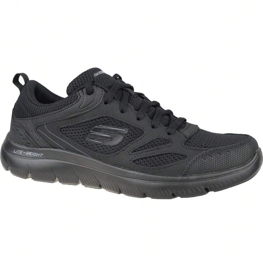 Skechers Summits-South Rim - Black Men Sports Shoes - Black - View 1
