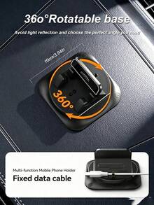 1 cái giá đỡ điện thoại xoay 360° gắn taplo ô tô, đế gel nano tăng cường độ bám, tự khóa chống quá nhiệt, phù hợp cho điện thoại có hoặc không dùng ốp lưng - Nhiều màu - Xem 8