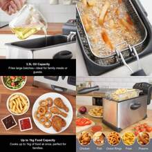 3.5L Deep Fat Fryer, Stainless Steel With Viewing Window And Safety Cut-Out Non-Slip, Easy Clean - YB162 - View 9