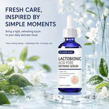 SUMIFANG 60ml Lactobionic Acid Blackhead Cleansing Essence, Formulated With Lactobionic Acid And Niacinamide, Gently Cleanses T-Zone Skin, Reduces Pore Clogging, Makes Skin Smooth. Suitable For All Skin Types. - Hyaluronic Acid - View 7