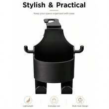 Car Seat Back Multi-Function Hook, Built-In Cup Holder And Phone Holder, Essential Car Accessory - A - View 11