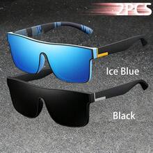 WSZ 2PCS New Fashion Retro Sport Glasses With Multiple Colors To Choose From For Men's And Women's Eyeglass Suitable For Wearing In Multiple Scenarios - 2PCSF766-3 - View 23