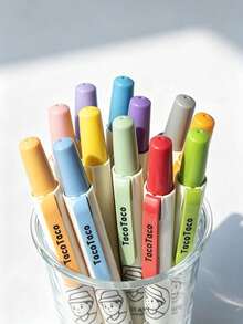 Clickable Fluorescent Highlighter Pens For Students, Key Point Marking And Planner Colorful Pens - Fluorescent Pen - View 10
