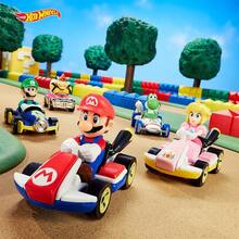 Mattel Hot Wheels Mario Kart Collection Vehicle Skala 1:64 Die-Cast Tema Resmi Film Klasik Lintasan Balap Geser Statis Inersia Mainan Mobil Paduan Logam 1 buah - MultiWarna - View 3