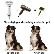 Dog Hair Dryer And Dog Blow Dryer, 2-In-1 Pet Hair Dryer With Self-Cleaning Slicker Brush - Portable Grooming For Dogs And Cats, 3 Temperature Settings, Low Noise - Back To School Cleaning - US A Type Plug(110-127V) - View 3
