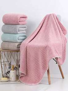 New Wearable Coral Fleece Bath Towel, Full Body Wrap, Absorbent And Lint-Free, Large Towel For Home And Daily Use - Multicolor - View 3