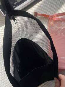 2/1个透明PVC防水拉链旅行化妆刷收纳包，便携式化妆刷包，专业化妆包，可折叠化妆包，适合作为婚礼伴娘礼物、妈妈礼物、生日礼物、朋友和老师礼物、家居装饰、浴室、卧室收纳、珠宝、唇彩、指甲油收纳袋、化妆包、桌面收纳、化妆包、化妆袋、梳妆配件、化妆袋、化妆包、珠宝盒、化妆刷收纳袋、化妆刷架、香水收纳袋、化妆包、圣诞礼物、女士礼物创意、房间装饰 - 彩色 - 查看 4