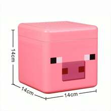 صندوق تخزين مغناطيسي Minecraft Pixel Game MC TNT لبناء العالم، لعبة مجسمات صغيرة Mini Figure، صندوق تخزين مغناطيسي Mini World، ملحق مناسب للهدايا والمجموعات والاستخدام اليومي - متعدد الألوان - مشاهدة 14