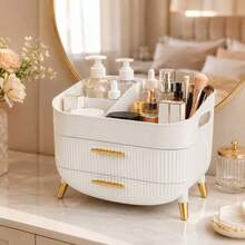 Self-Designed Luxury Open-Style Cosmetic Storage Box, Large Capacity Dust-Proof Skincare & Makeup Organizer, Cross-Border - Storage Box - View 5
