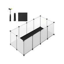 Kleintiergehege Mit Bodenplatten 125 X 63 X 42 Cm - A - View 1