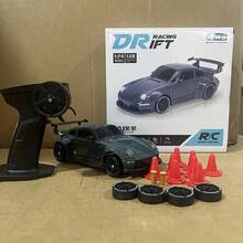 1:24 比例遥控漂移车，带 LED 灯，彩色遥控车，儿童玩具车，生日、圣诞节、万圣节送给男孩女孩的理想礼物 - 彩色 - 查看 15
