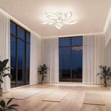 ACXIN LED Deckenleuchte Dimmbar mit Fernbedienung Schlafzimmer Lampe, 180W LED Deckenleuchte Wohnzimmer 2800K-6500K Deckenbeleuchtung Kronleuchter für Kinderzimmer Küche Hallway Esszimmer - 96W - Übersicht 8