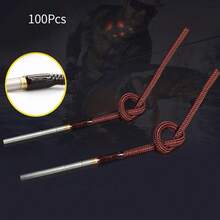 100pcs 360° Rotating Fishing Rod Tip Rings, Stainless Steel Universal Fishing Rod Tip Swivel Rings - Fishing Line 100Pcs - View 3