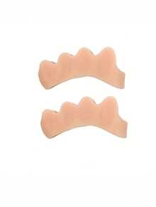 2pcs Soft Touch Silicone Toe Separators, Reusable Toe Spacers - Multicolor - View 5