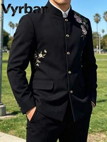 Men Blazers - Black - View 3