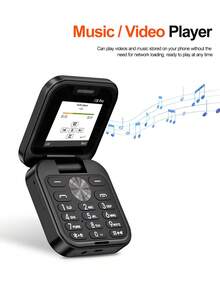 2026 NEW SERVO I18 Pro Flip Mobile Phone 2G GSM 1.77" Type-C Call Recording Magic Voice Blacklist Dual SIM Cute Fold Cellphone - Orange - View 6