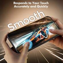 CASECOPS 2Packs High Definition Tempered Glass Screen Protector, Compatible With IPhone 18 Pro/18 Pro Max/17/17 Pro/17 Pro Max/16/15/14/13/12/11/Xs Max/Xs/Xr Series, 9H+ Hardness Tempered Glass, Full Coverage, Anti-Fingerprint, Anti-Scratch, With Screen-Printed Border, High-Quality Cell Phone Accessories, Compatible Phone Case - 2Pcs - View 6