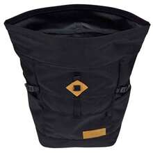 JanSport Hatchet Rolltop Backpack - Black Unisex Backpacks - Black - View 4