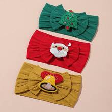 Christmas Multi-Color Baby Headband, Holiday Element Design, Soft And Elastic, Breathable, Perfect For Holiday Parties, Celebrations, Gifts And Photo Shoots - Multicolor - View 12