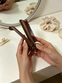 L'Occitane Vintage Coffee Color Hair Volume Clip Invisible Fluffy Hairstyle Styling Tool Gift For Women LOCCITANE‑GIFT‑58 - Brown - View 5