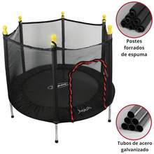 Joykoo Fitness Trampolines - Black - View 2