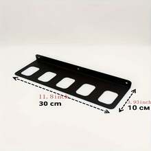 Black Practical Tool Storage Rack - Black - View 3