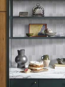 1/10/20pcs Modern Linear Peel And Stick Wall Tiles, 3D Backsplash Tile Stickers, Self-Adhesive Wall Stickers For Kitchen Bathroom - Wall Stickers - View 11