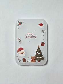 Christmas Printed Magnetic Power Bank Protective Case, TPU Shockproof Cover With Frosted Finish, Secure Closure Design For Magnetic Portable Charger, Festive Holiday Accessory, Power Bank Not Included - Multicolor - View 7