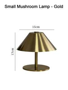 OBOVAY 1pc Portable Touch Control Desk Lamp, Cone-Shaped Metal Body With Lampshade, 3 Color Temperatures Adjustable, Brightness Adjustable, Unique Touch Operation, For Bedroom, Home And Office Decoration - Multicolor - View 14