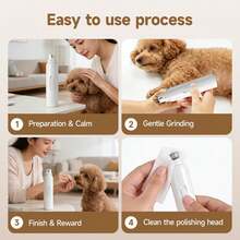 1pc High Power Electric Pet Nail Grinder, Suitable For Cats And Dogs Of All Sizes - Multi-color - View 6