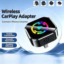 2-In-1 Wireless CarPlay And Android Auto Adapter, Plug And Play, USB-C/USB Wireless Receiver, Supports Steering Wheel Control, Compatible With IPhone And Android Phones, No External Antenna Required - A - View 2