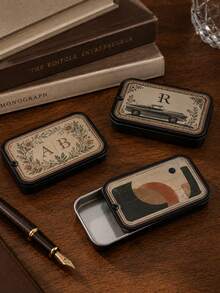Personalized Vintage Matchbox Storage Box, Customized Photo/Text Sliding Metal Box, No Matches Included, Portable Coin And Small Accessory Organizer - Multicolor - View 5