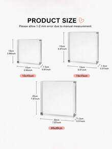 客製化壓克力照片方塊，個性化照片方塊，適用於家庭照片、婚禮、週年紀念、生日、畢業、客廳桌面裝飾 - 彩色 - 查看 9