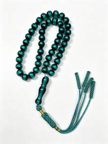 45pcs 10mm Tasbih Prayer Beads, Handmade Woven Tassel Resin Muslim Prayer Beads - 45 Prayer Beads - View 11