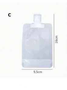 1pc/3pcs Travel Essential Portable Lotion Dispensing Bag - White - View 9
