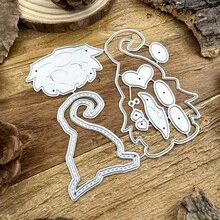 1pc Cute Gnome Metal Cutting Template DIY Scrapbook Photo Album Greeting Card Home Decor Holiday Blessing Handmade - Dwarf - View 6