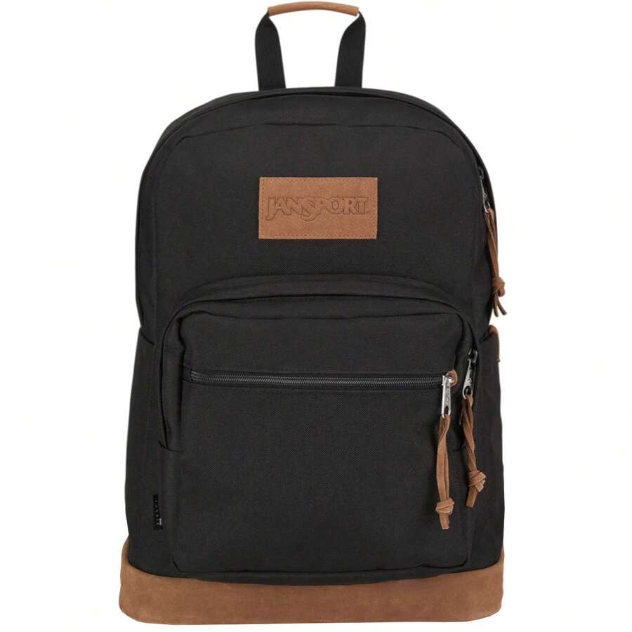 JanSport Right Pack Premium Backpack - Black Unisex Backpacks - Black - View 1