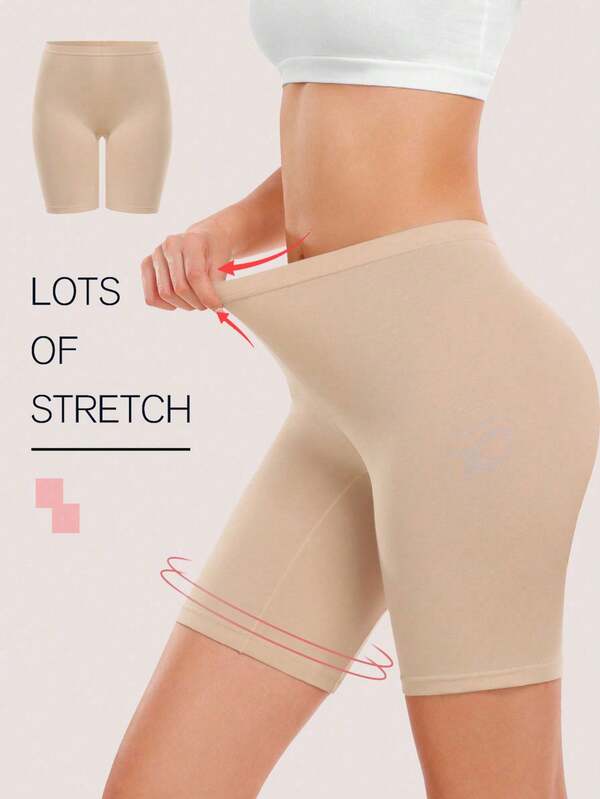 1pc Women's High Waist Comfortable Sports Yoga Shorts, High Elasticity Smooth Triangle Shorts, Fitness Workout Shorts
